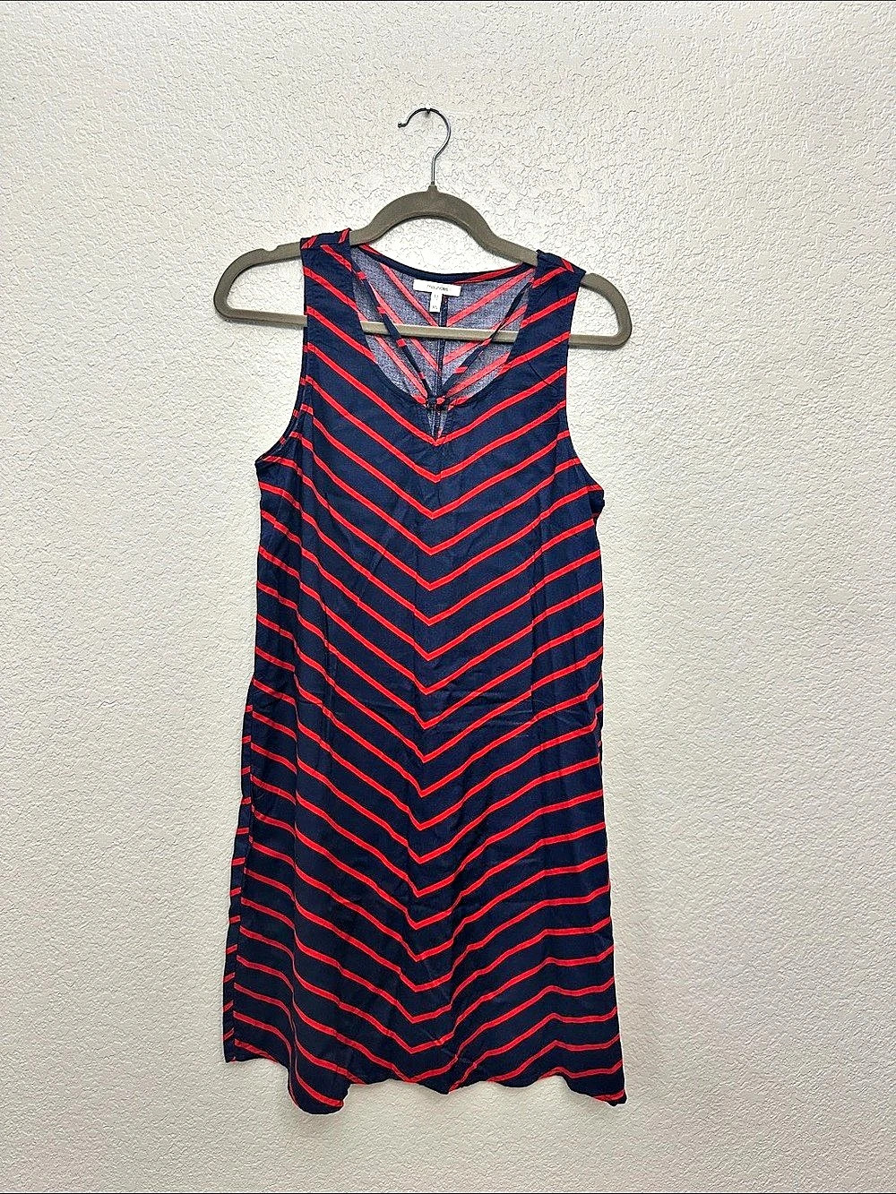 Maurices Striped Mini Dress in Blue & Red Size XS Like New